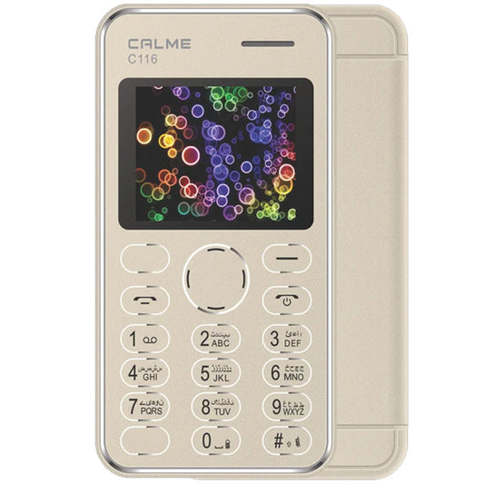 Calme M116 Keypad Mobile – Dual SIM PTA Approved | Auto Call Recording | 1000mAh Battery | Slim & Durable Phone