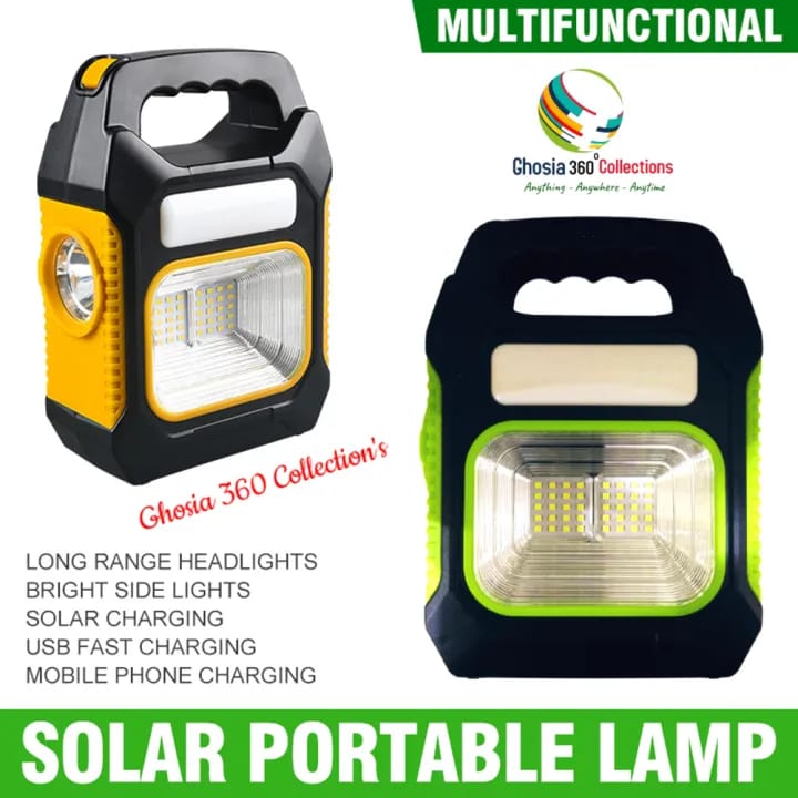 Solar LED Camping Light ST-978A – USB Rechargeable Emergency Lamp | 3 Mode Light