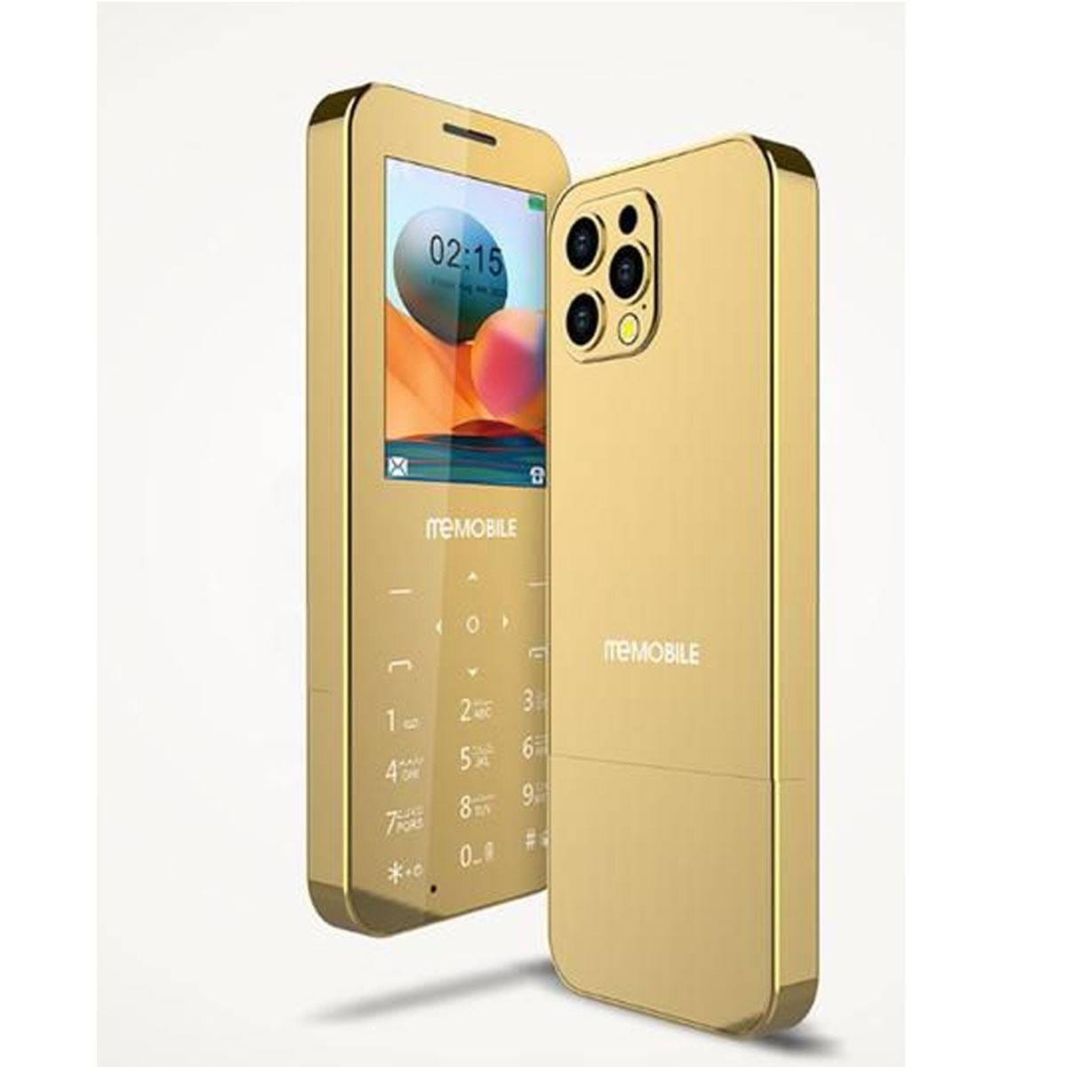 Experience the perfect mix of modern style + classic keypad usability with the stylish Memobile iSmart Gold.
