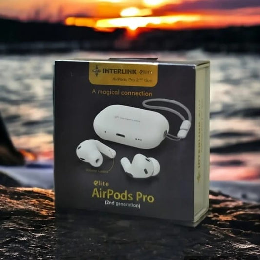 INTERLINK Air Pro 2 TWS Wireless Earbuds – Premium Bass Sound, Bluetooth 5.3, ANC Style Noise Reduction, HD Calling & Fast Auto Connect (Premium Pack